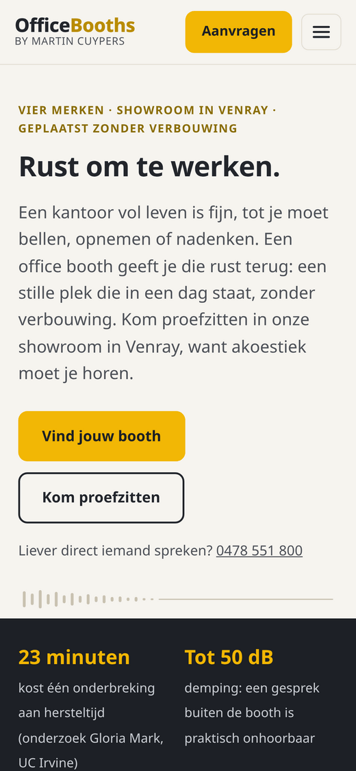 Office Booths, mobiel